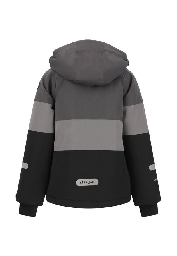 ZigZag - Dziecięca kurtka narciarska Zigzag Taylora W-PRO 15000. Kolor: czarny. Sezon: zima. Sport: narciarstwo