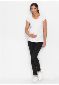 Dżinsy ciążowe SKINNY z materiału ze stretchem bonprix czarny. Kolekcja: moda ciążowa. Kolor: czarny #3