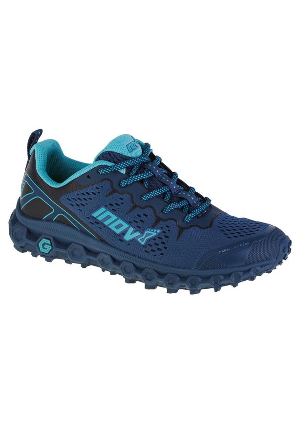 Buty do biegania damskie Inov-8 Parkclaw G 280. Zapięcie: sznurówki. Kolor: niebieski. Materiał: guma, syntetyk, materiał. Szerokość cholewki: normalna. Sport: bieganie