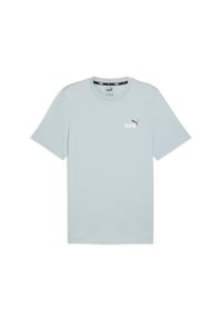 Koszulka Sportowa Męska Puma Ess+ 2 Col Small Logo. Kolor: niebieski