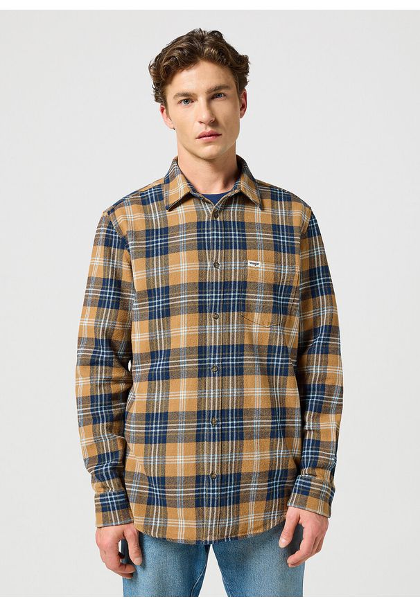 Wrangler - WRANGLER MĘSKA KOSZULA 1 PKT SHIRT DUON 112357225