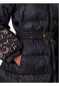 TwinSet - TWINSET Kurtka puchowa 252TP2430 Czarny Regular Fit. Kolor: czarny. Materiał: syntetyk #3
