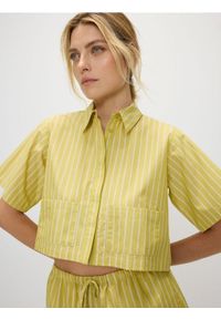 Reserved - Krótka koszula z bawełny - wielobarwny. Materiał: bawełna. Długość: krótkie