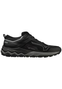 Buty do biegania męskie Mizuno Wave Ibuki 4 Gtx. Zapięcie: sznurówki. Kolor: czarny. Materiał: guma, materiał, tkanina, syntetyk. Szerokość cholewki: normalna. Model: Mizuno Wave