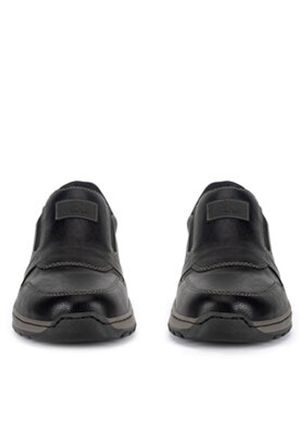 Rieker Półbuty 03355-00 Czarny. Kolor: czarny. Materiał: syntetyk