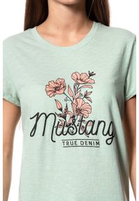 Mustang - MUSTANG T SHIRT DAMSKI Alina C Print 1009866 6180. Wzór: nadruk #5