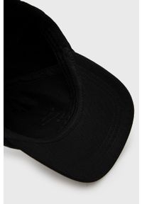 outhorn - Outhorn czapka bawełniana kolor czarny gładka. Kolor: czarny. Materiał: bawełna. Wzór: gładki #4