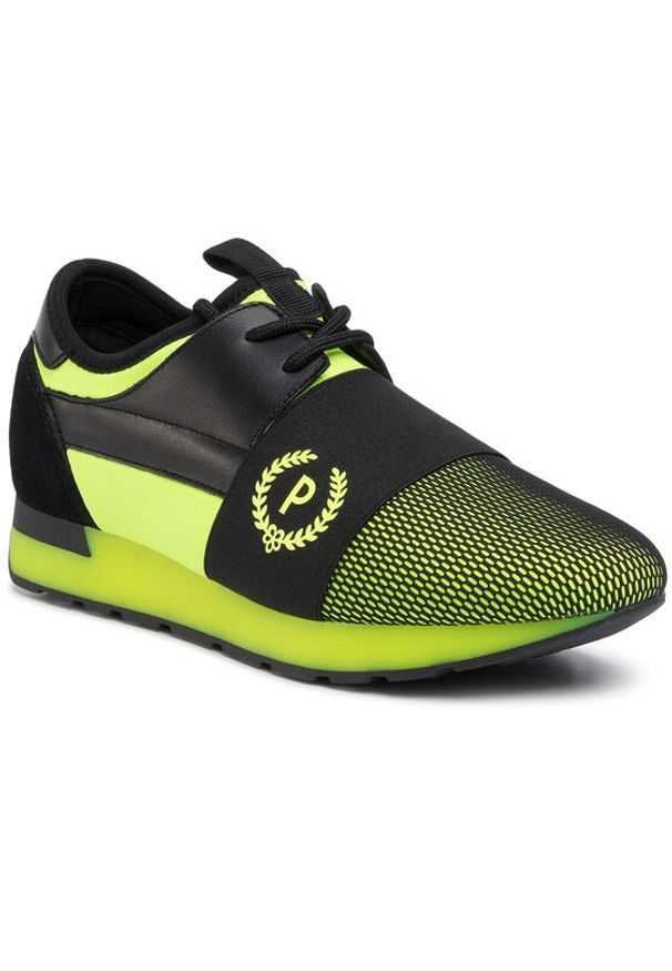 Sneakersy Pollini. Kolor: czarny