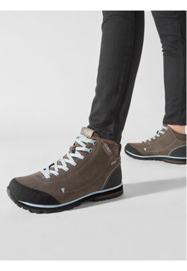 CMP Trekkingi Elettra Mid Wmn Hiking Shoes Wp 38Q4596 Szary. Kolor: szary. Materiał: skóra, zamsz