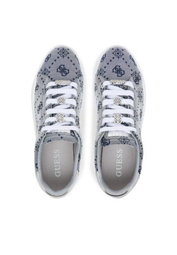 Guess Sneakersy FLTSS2 FAL12 Niebieski. Kolor: niebieski. Materiał: materiał