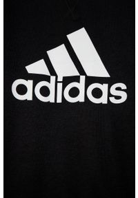 Adidas - adidas - Bluza dziecięca 104-176 cm. Okazja: na co dzień. Kolor: czarny. Materiał: bawełna, poliester, dzianina, wiskoza. Wzór: nadruk. Styl: casual #3
