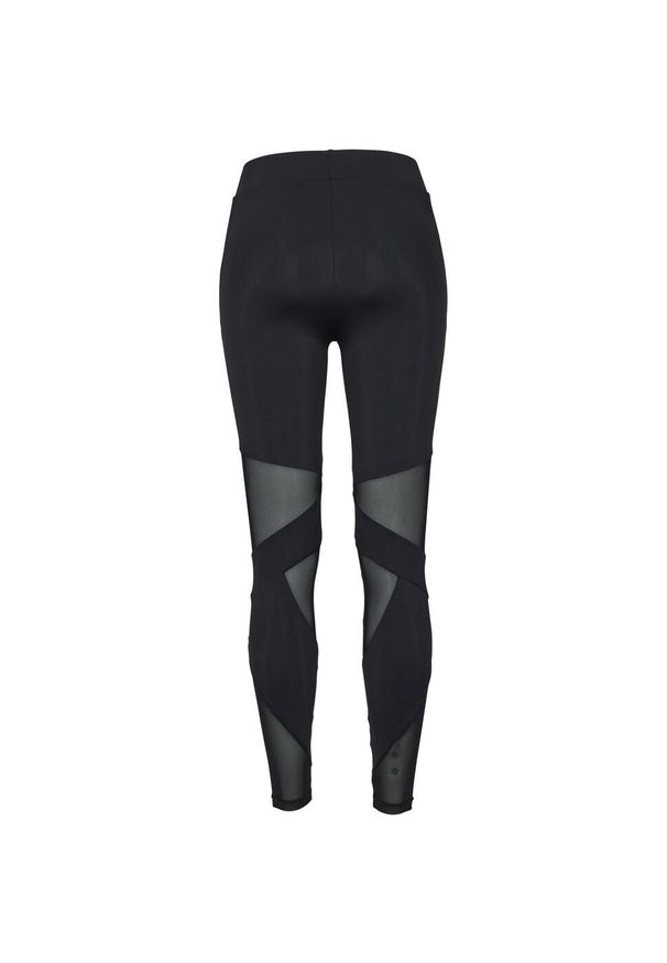 Urban Classics - Legginsy Damskie Siatka Trójkąt Tech. Kolor: czarny. Sport: turystyka piesza