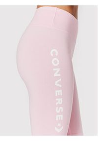 Converse Szorty sportowe 10023211-A01 Różowy Slim Fit. Kolor: różowy. Materiał: bawełna #2