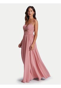 Hey Kyla - Swing Sukienka wieczorowa 5AH025HK Różowy Slim Fit. Kolor: różowy. Materiał: syntetyk. Styl: wizytowy #4