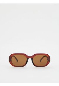 Reserved - Okulary przeciwsłoneczne - bordowy. Kolor: czerwony #1