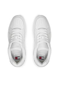 Tommy Jeans Sneakersy Tjm Leather Outsole Color EM0EM01350 Biały. Kolor: biały. Materiał: skóra #4