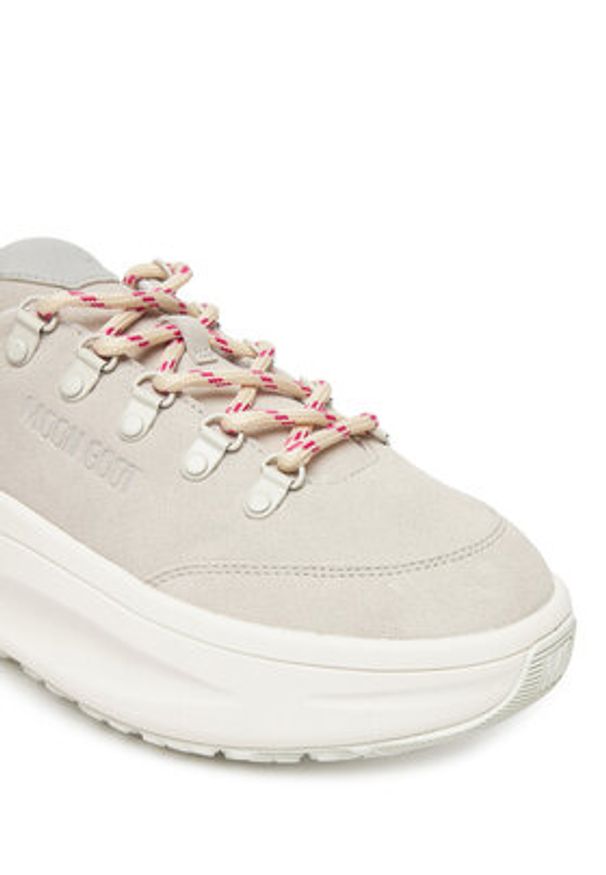 Moon Boot Sneakersy Moon247 80D2490050 Écru. Materiał: zamsz, skóra