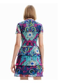 Desigual Sukienka codzienna 23SWVK33 Kolorowy Regular Fit. Okazja: na co dzień. Wzór: kolorowy. Typ sukienki: proste. Styl: casual #3