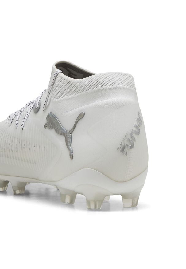 Puma - Buty piłkarskie FUTURE 8 ULTIMATE AG PUMA White Matte Silver Gray. Kolor: szary, biały, wielokolorowy. Sport: piłka nożna
