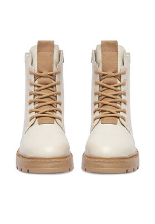 Rieker Trzewiki CEO-70404-80 Beżowy. Kolor: beżowy. Materiał: skóra