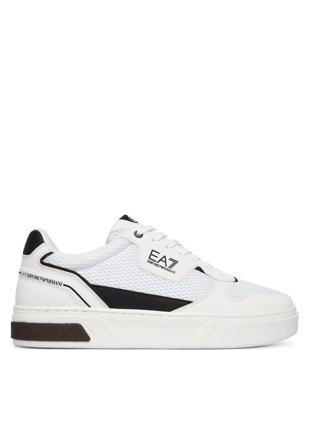 EA7 Emporio Armani Sneakersy 7X000650 AF23102 MZ021 Biały. Kolor: biały. Materiał: skóra