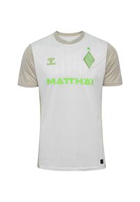Hummel - Koszulka Wyjazdowa Werderu Brema 2025/26. Kolor: biały. Sport: piłka nożna