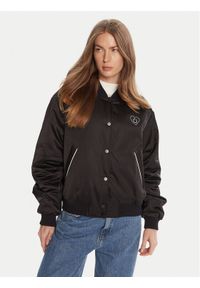 Hugo - HUGO Kurtka bomber Felinah 50541214 Czarny Regular Fit. Kolor: czarny. Materiał: syntetyk