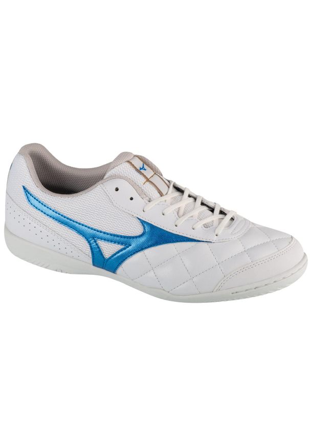 Mizuno - Buty halowe do piłki nożnej męskie, Mrl Sala Club In. Kolor: biały, wielokolorowy, niebieski