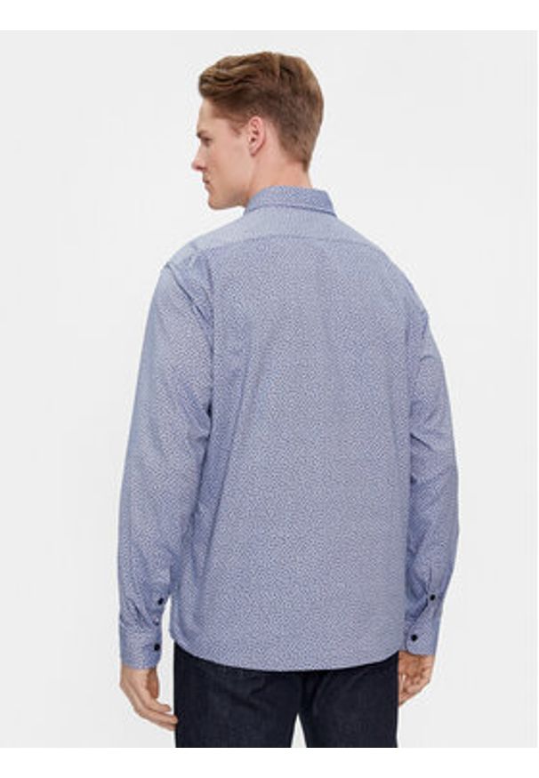 BOSS - Boss Koszula S-Liam-Kent-C1-233 50510014 Niebieski Regular Fit. Typ kołnierza: kołnierzyk klasyczny. Kolor: niebieski. Materiał: bawełna