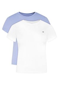 Tommy Jeans Komplet 2 t-shirtów DW0DW21366 Kolorowy Slim Fit. Materiał: bawełna. Wzór: kolorowy