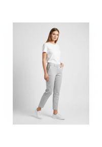 Półbuty damskie S.Barski, lekka konstrukcja perforowana cholewka sznurowanie elastyczna podeszwa miękkie wnętrze, białe, LR61-7079. Zapięcie: sznurówki. Kolor: biały. Materiał: jeans. Szerokość cholewki: normalna. Sezon: wiosna, lato. Styl: klasyczny, sportowy #7