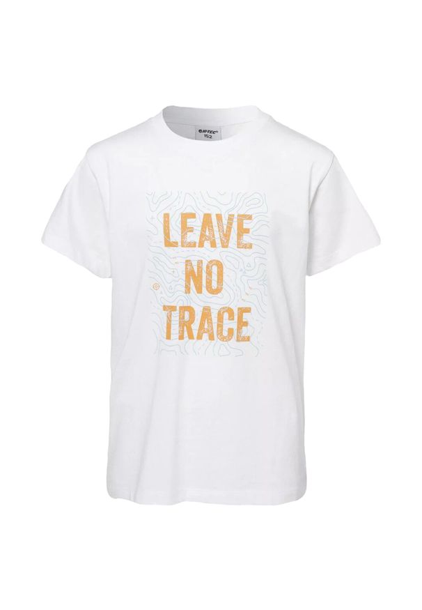 Hi-tec - T-shirt Dla Chłopca Z Krótkim Rękawem Toti. Kolor: biały. Długość rękawa: krótki rękaw. Długość: krótkie. Sport: turystyka piesza
