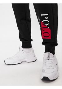 Polo Ralph Lauren Spodnie dresowe 714932512002 Czarny Regular Fit. Kolor: czarny. Materiał: syntetyk, bawełna #5