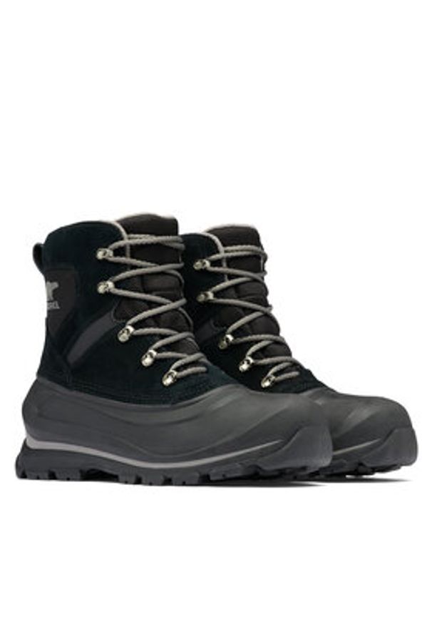 sorel - Sorel Śniegowce Buxton™ Lace Wp 2084901010 Czarny. Kolor: czarny. Materiał: skóra, zamsz
