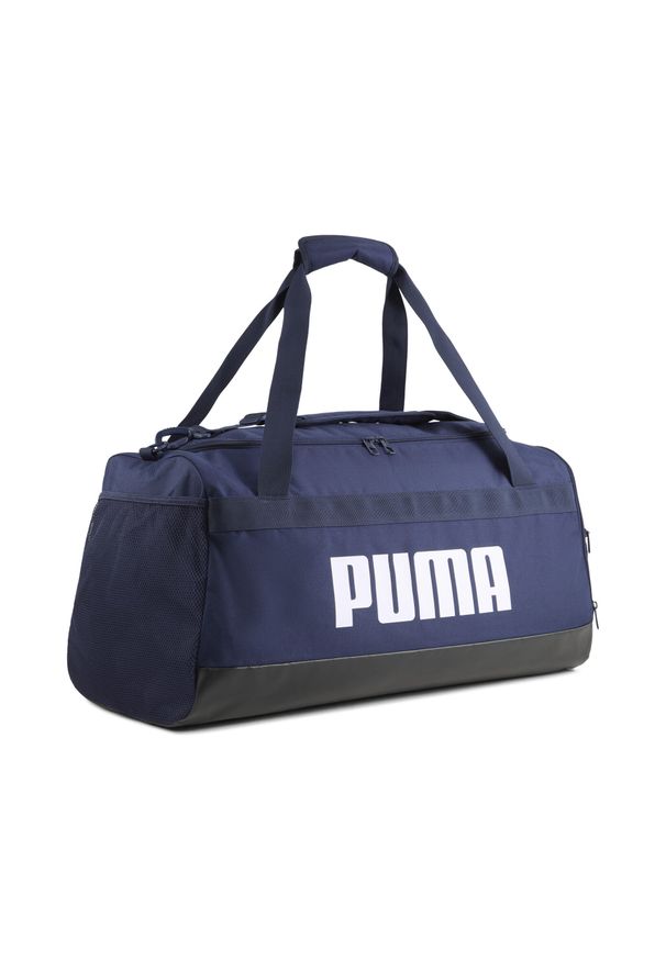 Puma - Średnia torba sportowa Challenger 58 l PUMA Navy Blue. Kolor: biały, czarny, niebieski, wielokolorowy