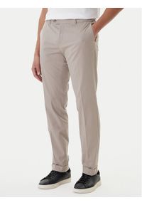 BOSS Spodnie materiałowe C-Genius 50555035 Beżowy Slim Fit. Kolor: beżowy. Materiał: bawełna #1