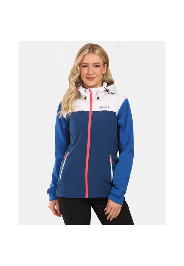 Damska kurtka softshell Kilpi RAVIA-W. Kolor: niebieski. Materiał: softshell. Sport: turystyka piesza