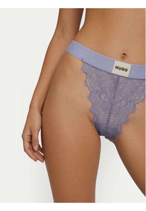 Hugo - HUGO Stringi 50535036 Fioletowy. Kolor: fioletowy. Materiał: syntetyk