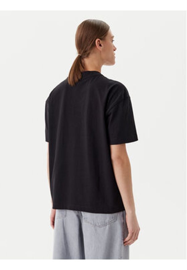 Calvin Klein Jeans T-Shirt Placed Institutional J20J225539 Czarny Relaxed Fit. Kolor: czarny. Materiał: bawełna