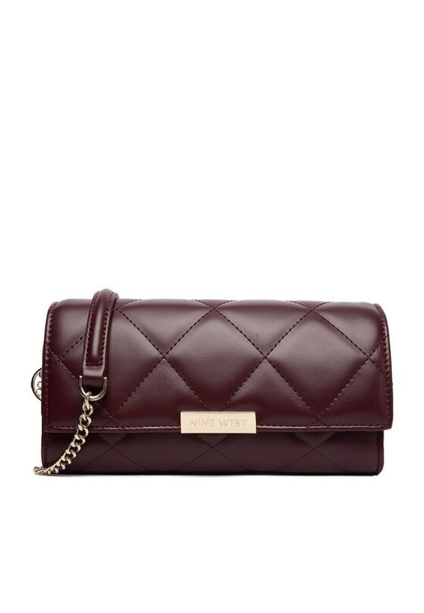 Nine West Torebka CEO-MONTANA-LDA7800A Bordowy. Kolor: czerwony