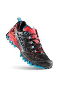 LA SPORTIVA - Buty do biegania damskie La Sportiva La Bushido Ii Gtx. Zapięcie: sznurówki. Kolor: czarny, wielokolorowy. Materiał: materiał, tkanina, syntetyk. Szerokość cholewki: normalna