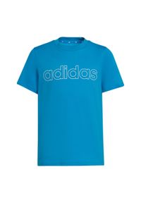 Koszulka z krótkim rękawem dziecięca Adidas. Materiał: bawełna, włókno. Długość rękawa: krótki rękaw. Długość: krótkie