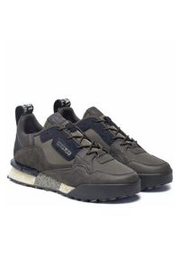 Replay Sneakersy GMS1P .000.C0045L Khaki. Kolor: brązowy. Materiał: materiał