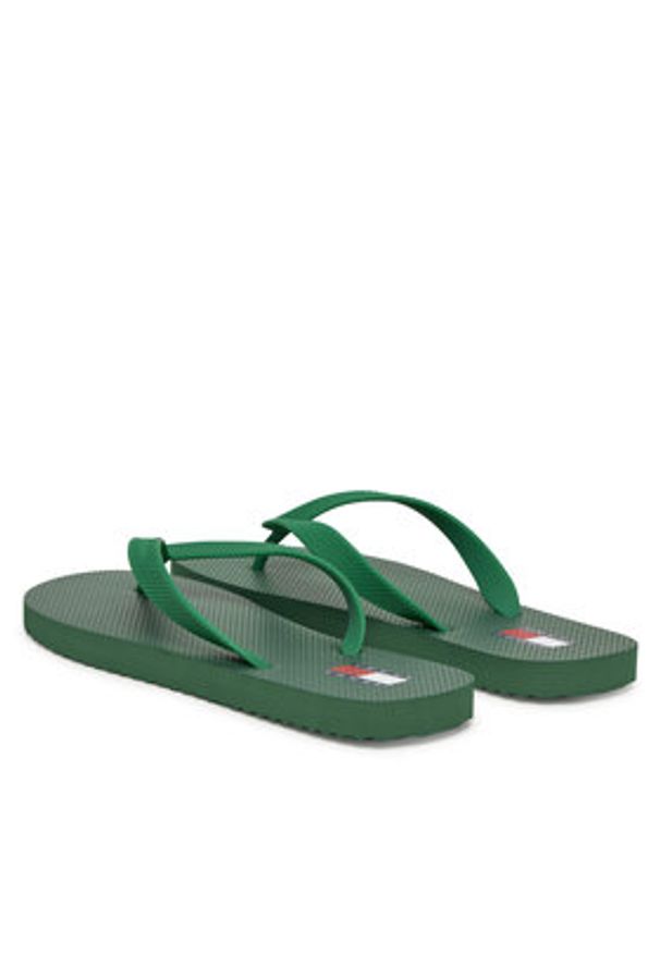 Tommy Jeans Japonki Tjm Beach Sandal EM0EM01560 Zielony. Kolor: zielony. Materiał: syntetyk