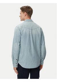 G-Star RAW - G-Star Raw Koszula jeansowa Dakota D23006-E356 Niebieski Regular Fit. Kolor: niebieski. Materiał: bawełna #3