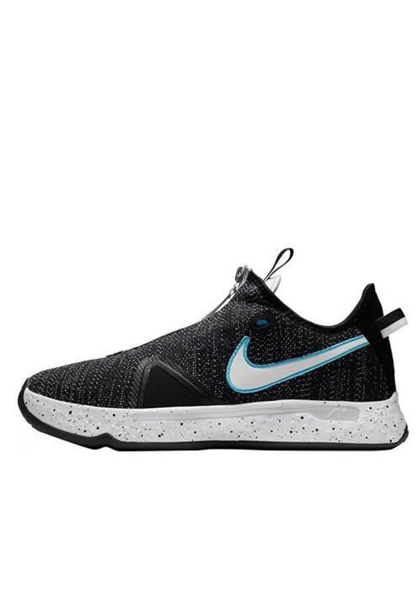Buty koszykarskie męskie Nike PG 4 Heather Black. Zapięcie: sznurówki. Kolor: czarny. Materiał: materiał, syntetyk, tkanina. Szerokość cholewki: normalna