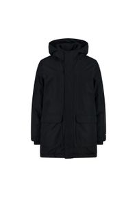 Parka dziecięca z kapturem CMP. Typ kołnierza: kaptur. Kolor: czarny. Sport: narciarstwo #1