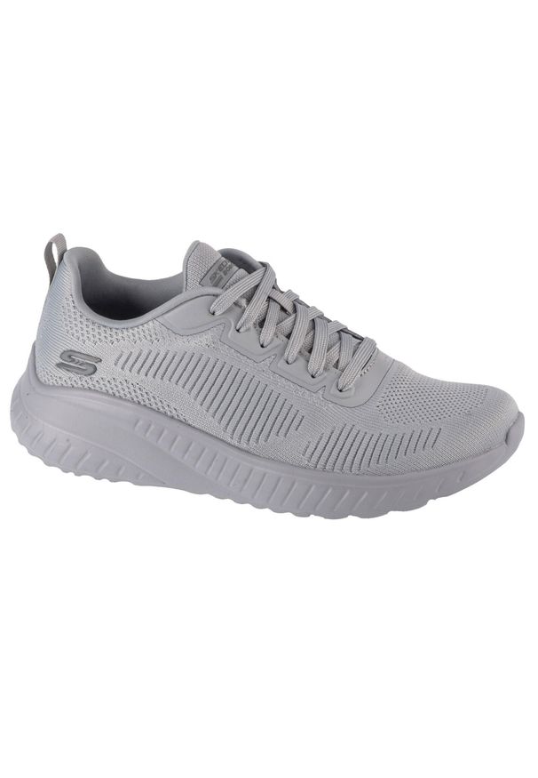 skechers - Buty do chodzenia damskie Skechers 117209LTGY. Kolor: szary. Materiał: syntetyk, materiał. Szerokość cholewki: normalna. Sport: turystyka piesza