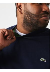 Lacoste Sweter AH1985-166 Granatowy Regular Fit. Kolor: niebieski. Materiał: bawełna #6