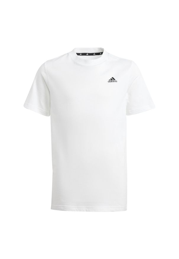 Adidas - Koszulka dla dzieci adidas Essentials Small Logo Cotton Tee. Kolor: biały. Sport: joga i pilates